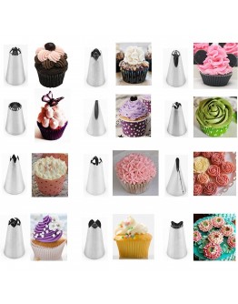 12бр сладкарски накрайници с пош